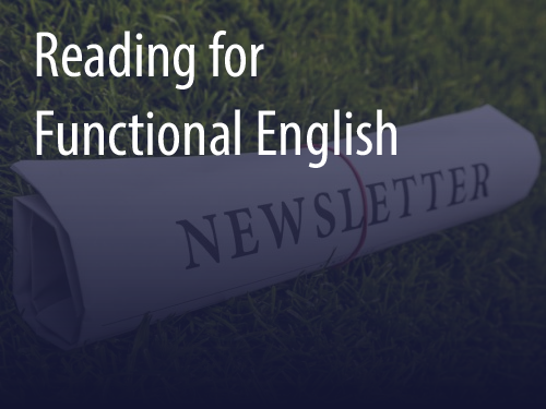 Reading for Functional English 